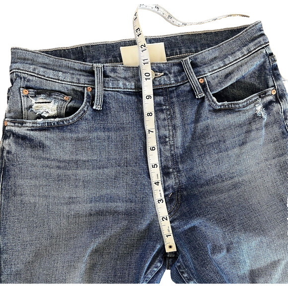 Mother Superior The TomCat Seriously Truce Distressed Straight Jeans Button Fly - Picture 13 of 13